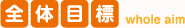 全体目標whole aim